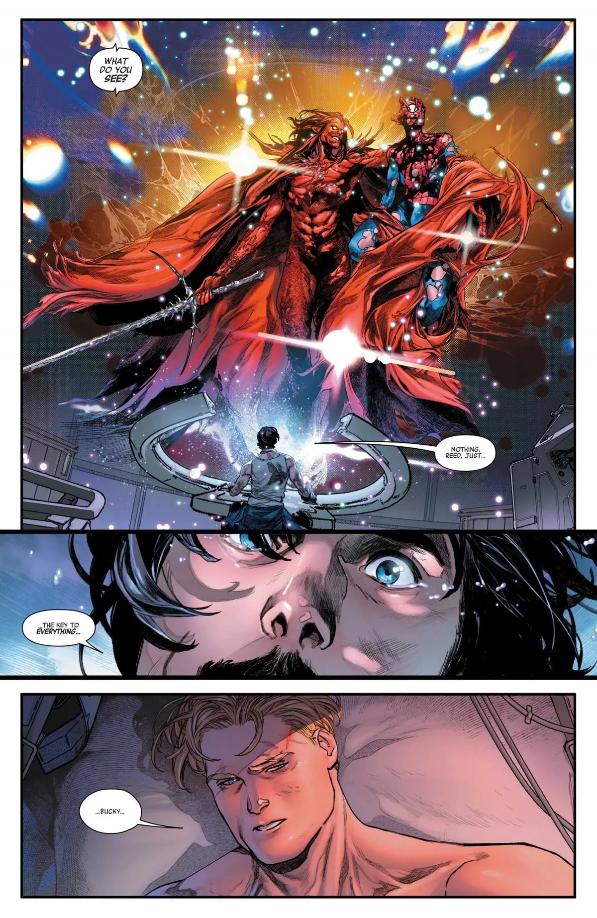 Mephisto kills Spider-Man in Avengers Armageddon #5