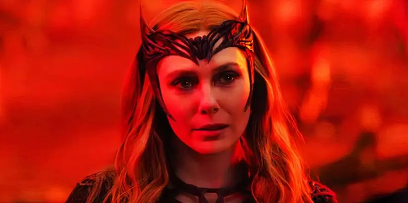 Wanda Maximoff as the Scarlet Witch in Doctor Strange in the Multiverse of Madness