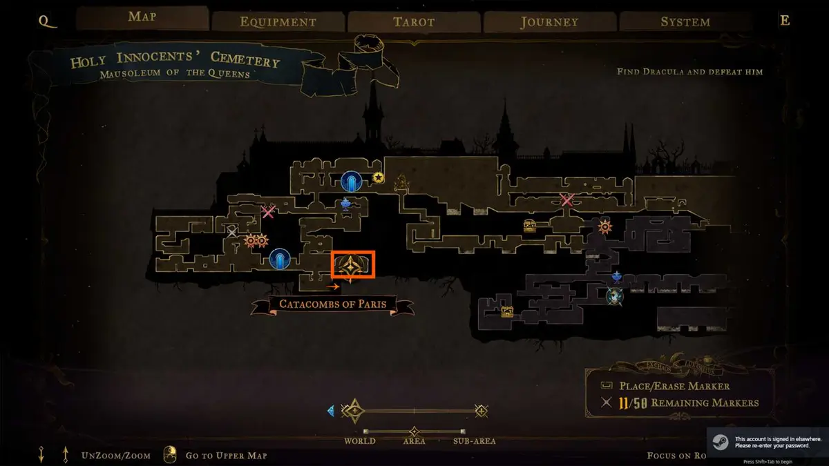 The Sage Location In&nbsp;Castlevania Belmont's Curse 1