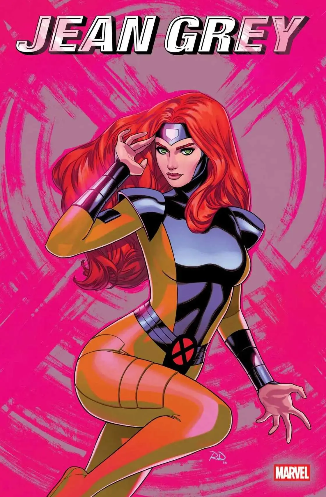 Jean Grey uses her psychic powers in her 2026 solo comic series cover