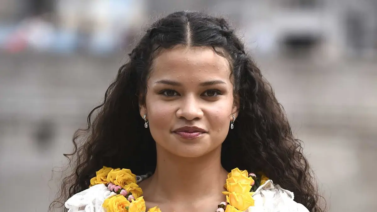 Catherine Laga'aia at Photocall for the 'Moana Experience' at Potters Fields Park in London