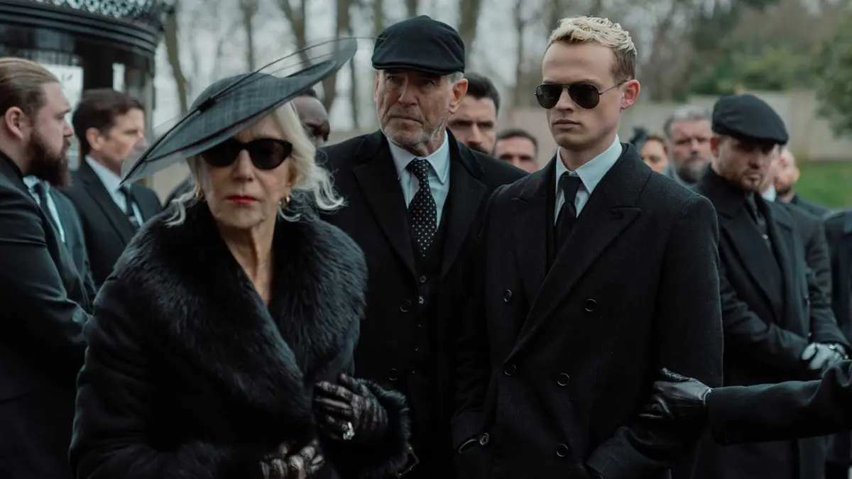 Helen Mirren and Pierce Brosnan lead the cast of the Paramount+ crime drama series MobLand.