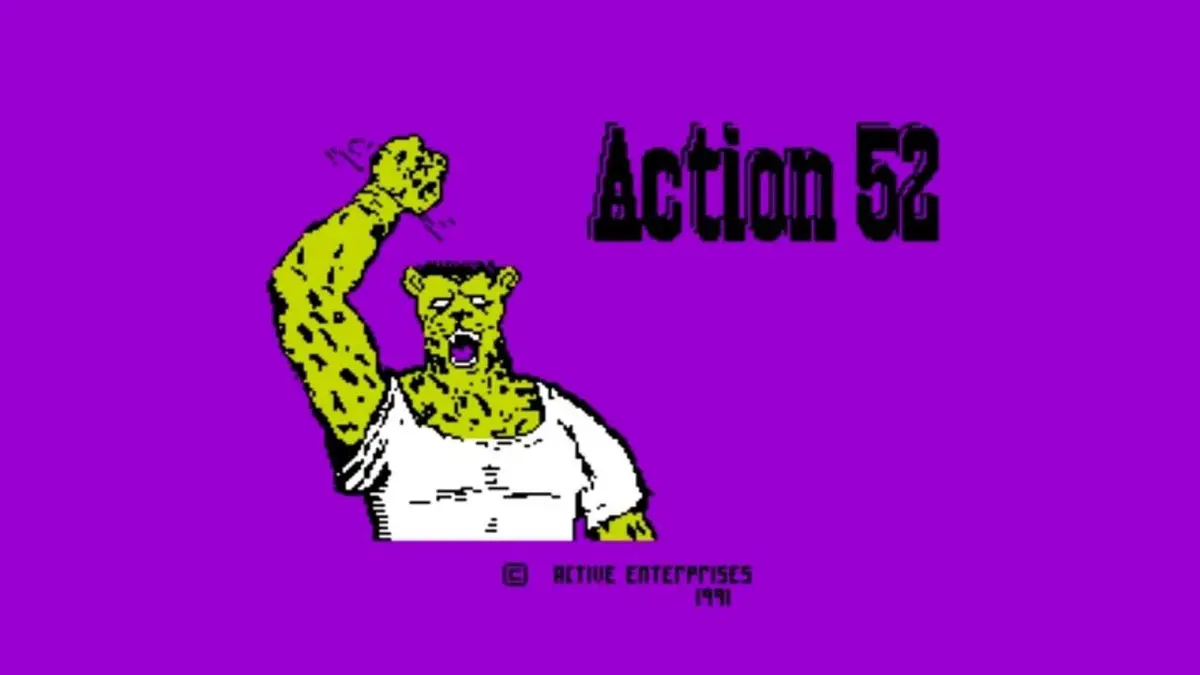 Action 52 title screen NES