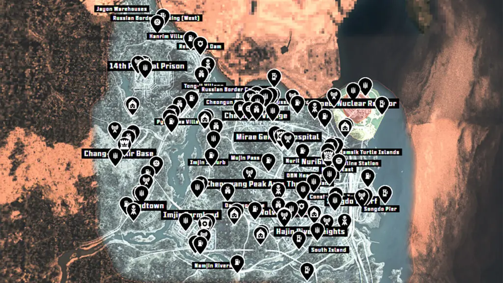 DMZ Hajin Map