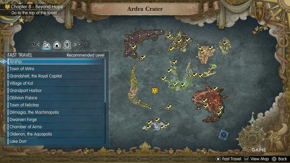 Ardra Crater Location