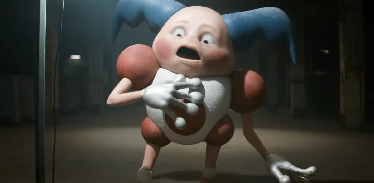 Detective Pikachu - Mr. Mime taken aback