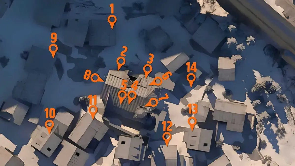 Old Town Church Puzzle Button Locations ARC Raiders