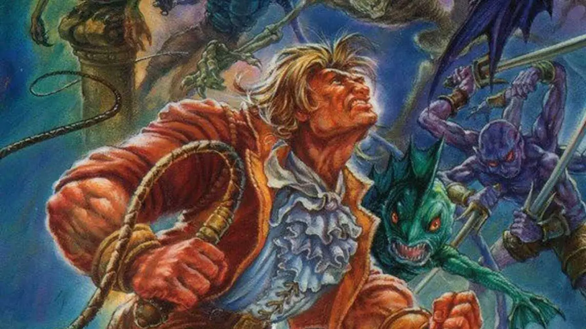 Vampire Hunter Johnny Morris in Castlevania: Bloodlines Sega Genesis