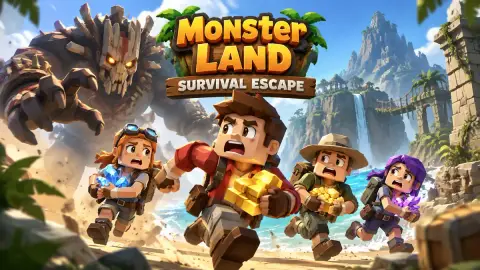Monster Land: Survival Escape — побег от охотника 1 на 4