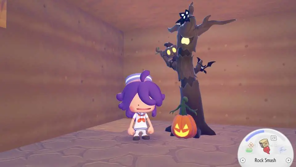 Trevenant Streetlight in Pokemon Pokopia.