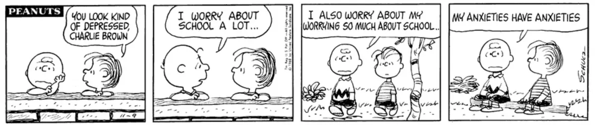 Charlie Brown Has Generalized Anxiety