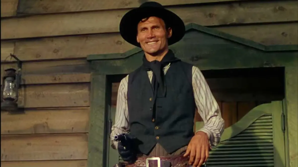 Jack Palance as Wilson in Shane