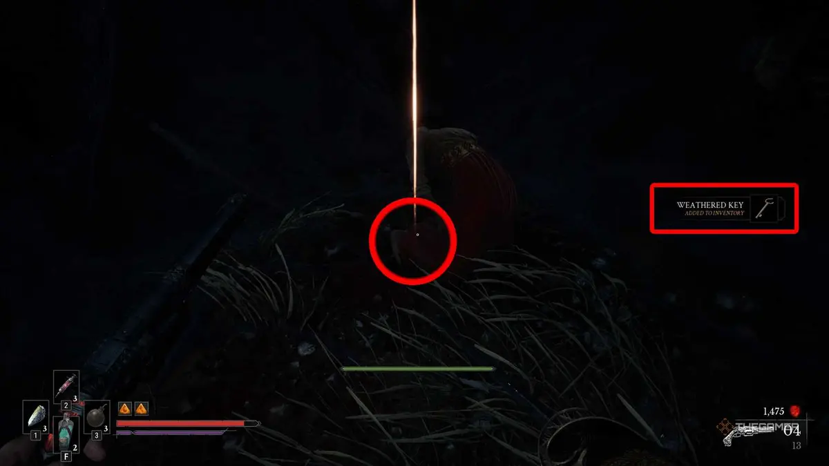Weathered Key in a Haybale in Valor Mortis.