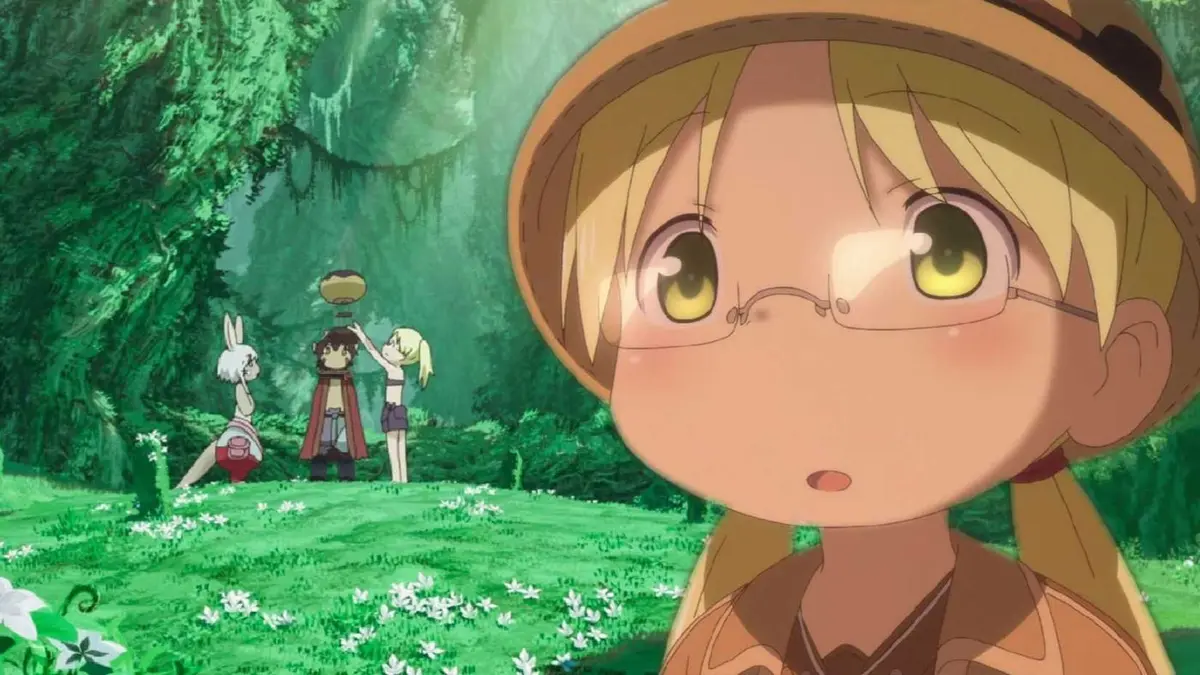 Riko looking upset in Made in Abyss anime.