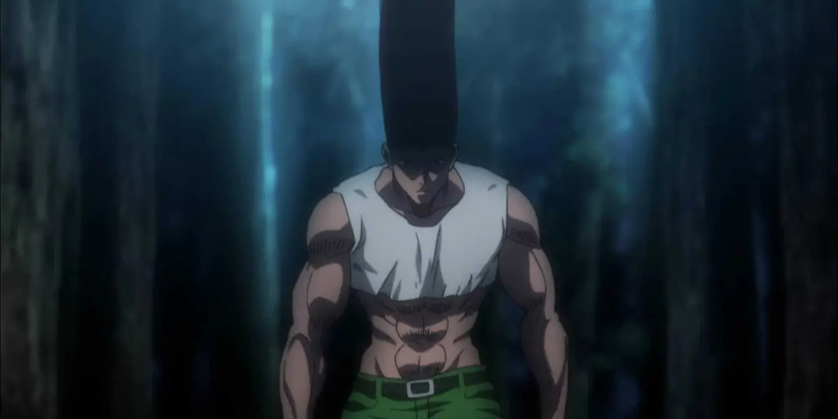 adult gon Nen Gods Rival Netero hunter x hunter