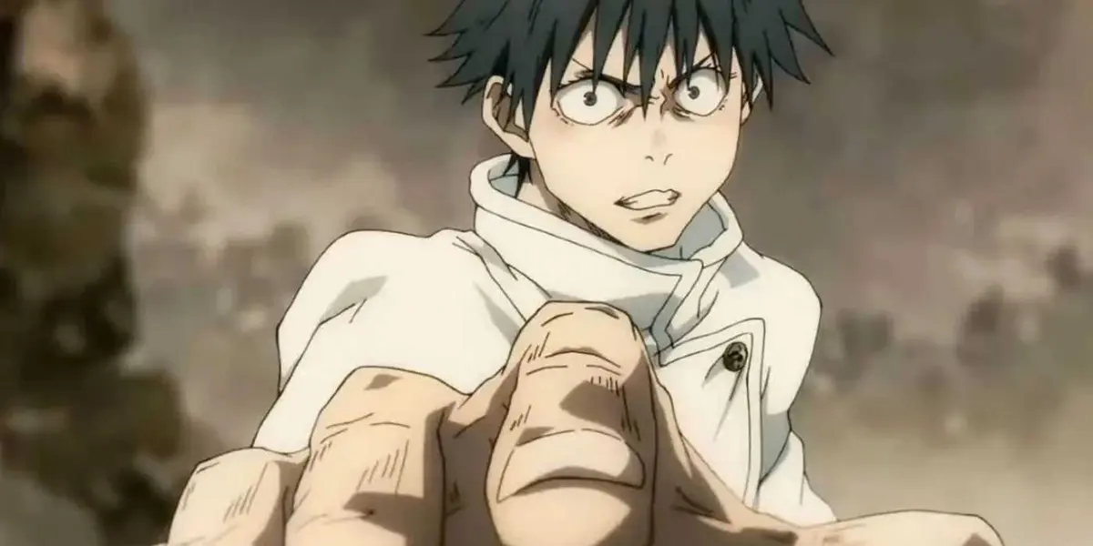 Yuta Okkotsu looking intense in battle in Jujutsu Kaisen 0.