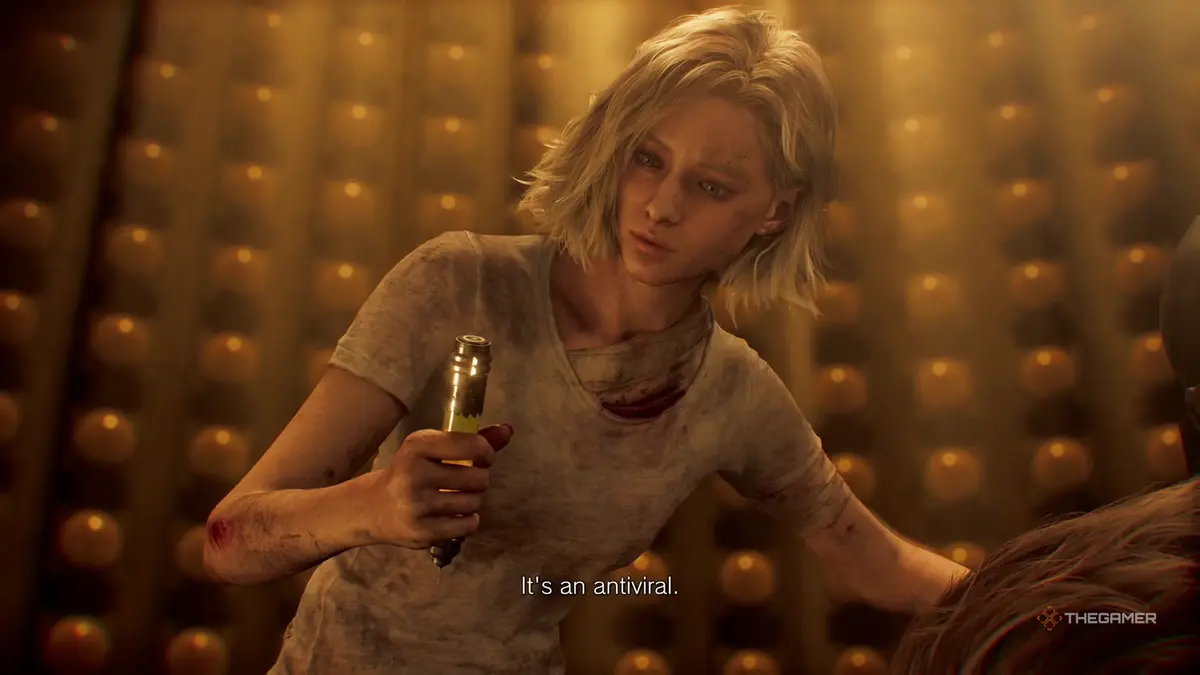 Grace holds the cure to the T-Virus in Resident Evil Requiem.