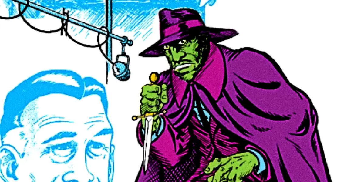 Basil Karlo in his original Clayface appearance in DC Comics
