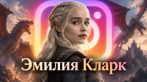 Эмилия Кларк: Instagram делает меня несчастной за 30 секунд