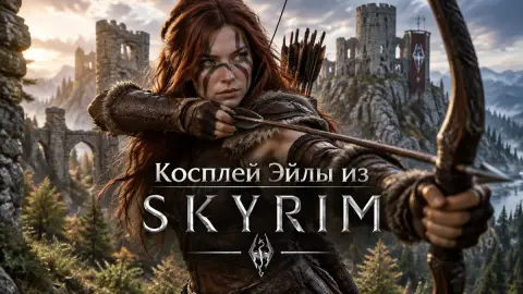 Косплей Эйлы из Skyrim сняли в руинах польского замка