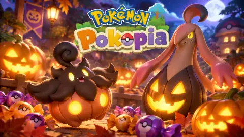 Pokemon Pokopia: как получить Pumpkaboo и Gourgeist
