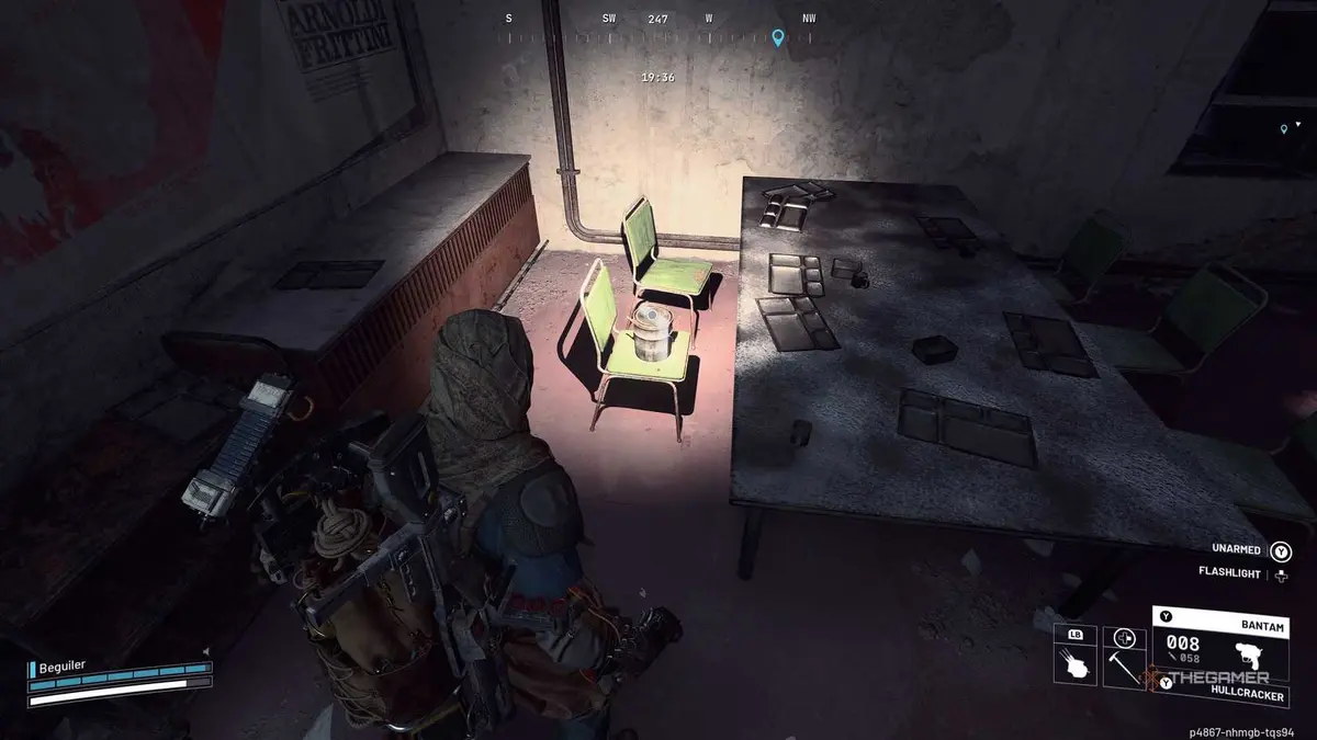 A player farming Epoxy Buckets in Arc Raiders: Frozen Trail.