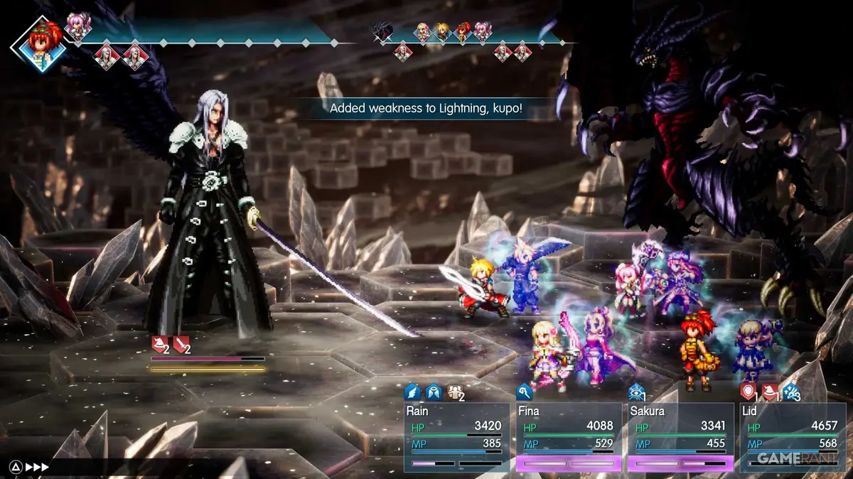 Sephiroth Add Weakness