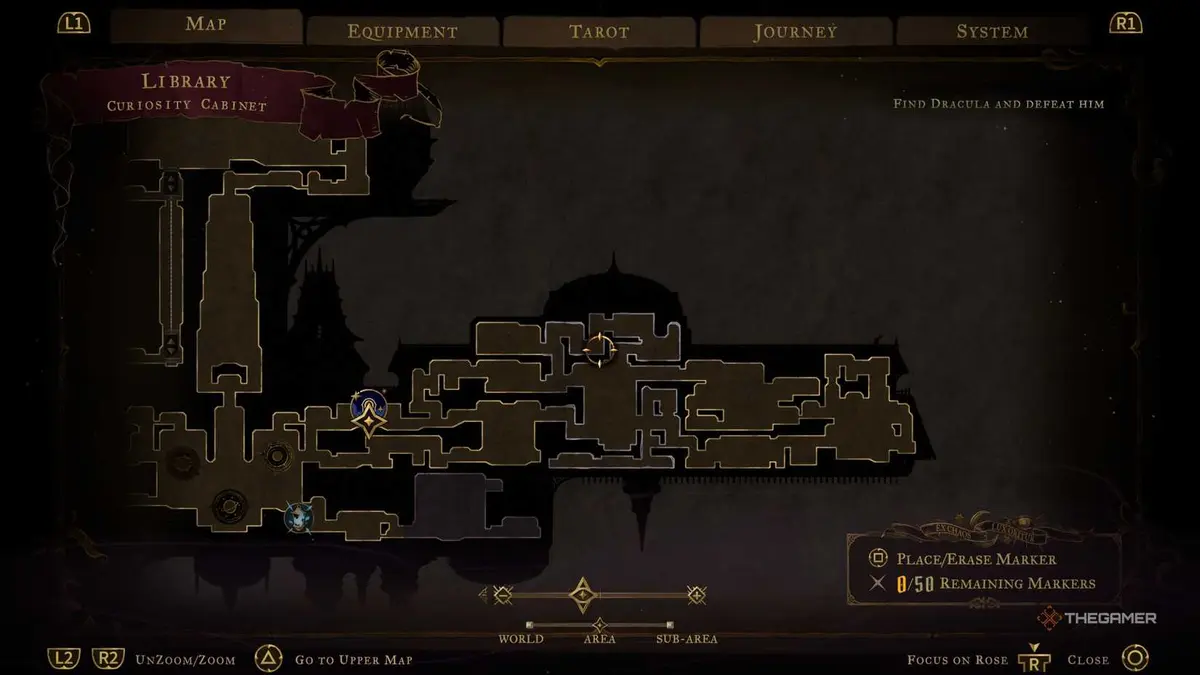 The location of the Durandal weapon in Castlevania Belmont’s Curse.