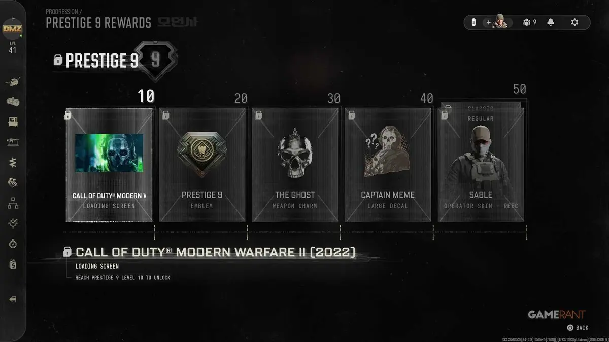 prestige 9