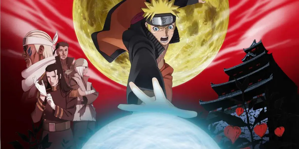 Naruto Shippuden The Movie: Blood Prison poster showing Naruto and the cast