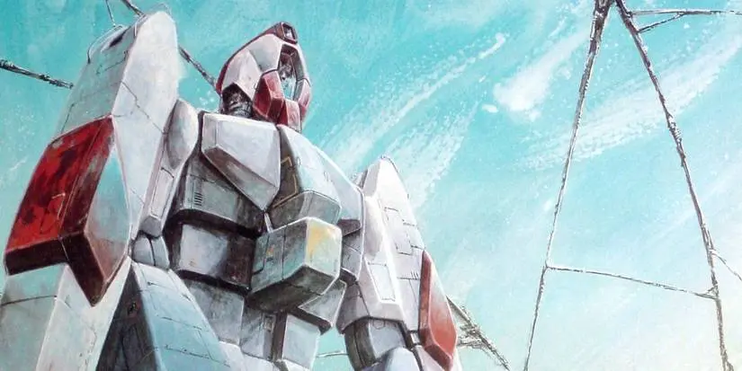 A mecha rests in&nbsp;Super Dimension Cavalry Southern Cross.