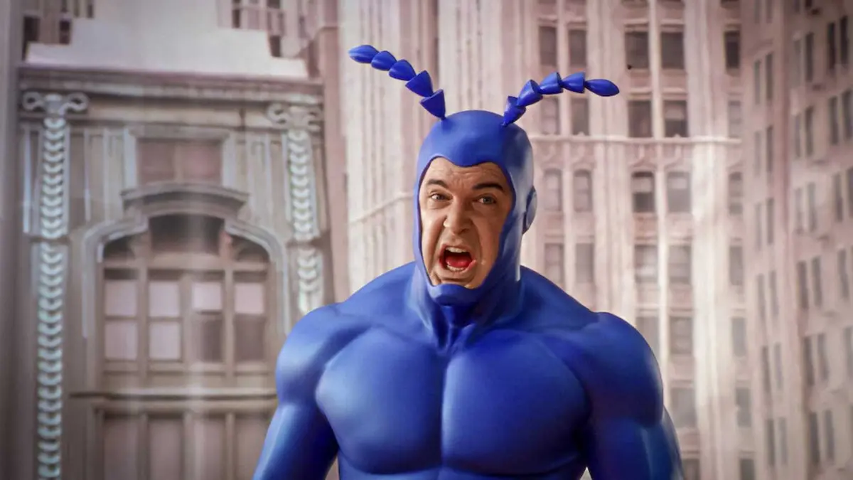 The Tick Patrick Warburton Fox header