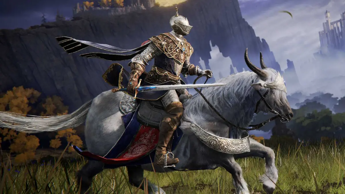 tarnished riding torrent in elden ring.