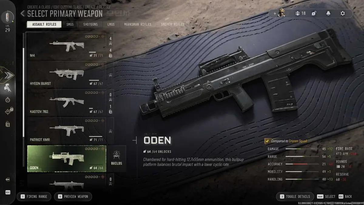 COD MW4 preview Oden