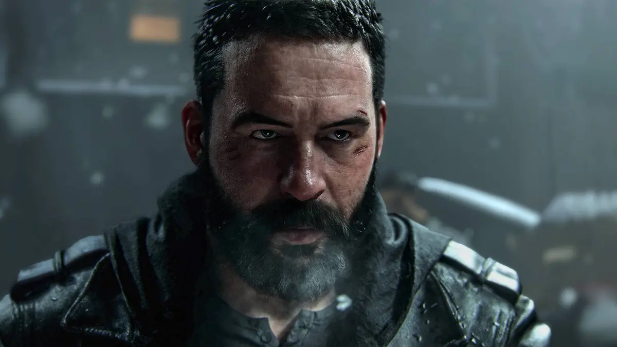 A close-up of a Call of Duty Modern Warfare 4 character