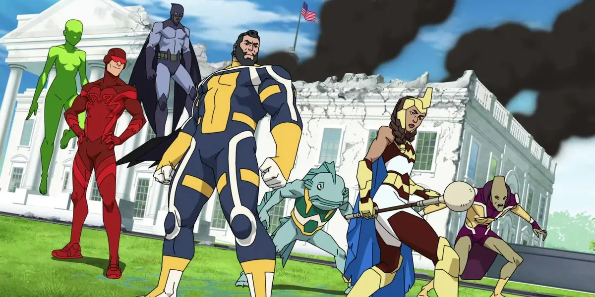 The original Guardians of the Globe posing together