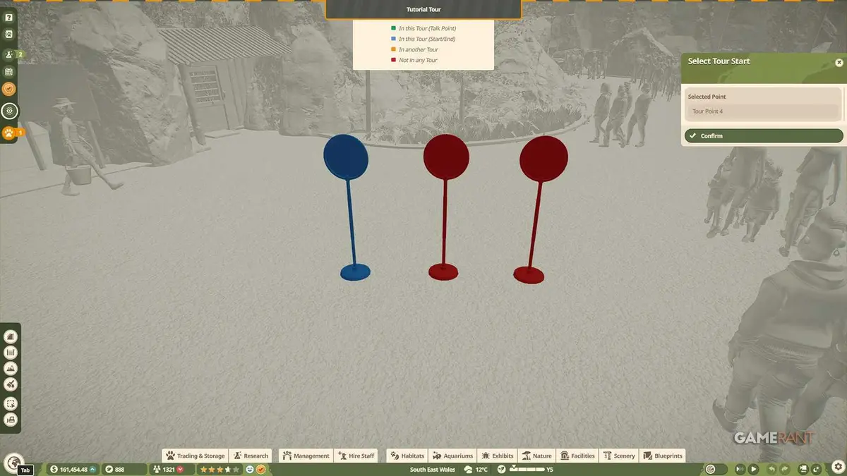 Planet Zoo 2 - Select Tour Start