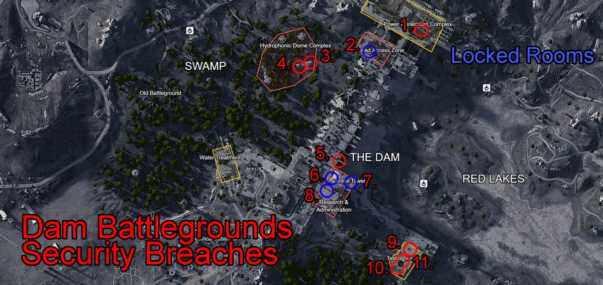 Dam Battleground Security Breaches updated