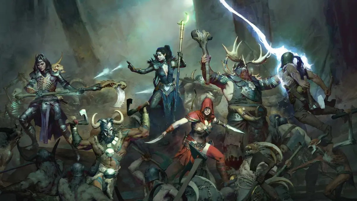 Diablo 4’s classes in battle