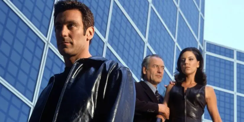 Jarod, Catherine, and Sydney in The Pretender
