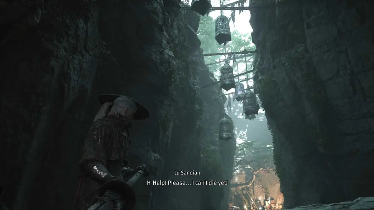 Cui Grandfather Trapped in Cages Phantom Blade Zero
