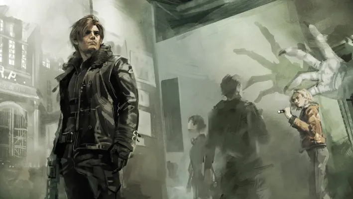 Leon S Kennedy in The World of Resident Evil 30th Anniversary Exhibition