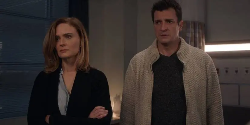 Sarah and John at the hospital in The Rookie