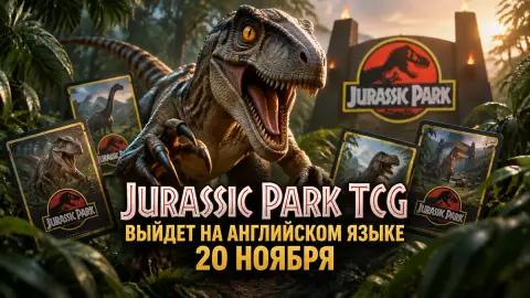 Jurassic Park TCG выйдет на английском языке 20 ноября