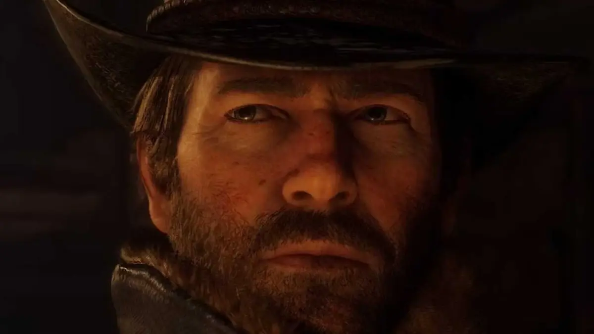 Arthur Morgan looking curious in Red Dead Redemption 2