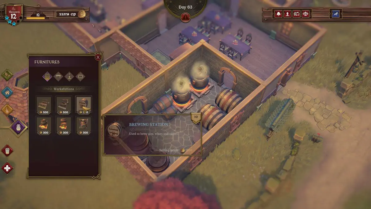 dnd long rest tavern build