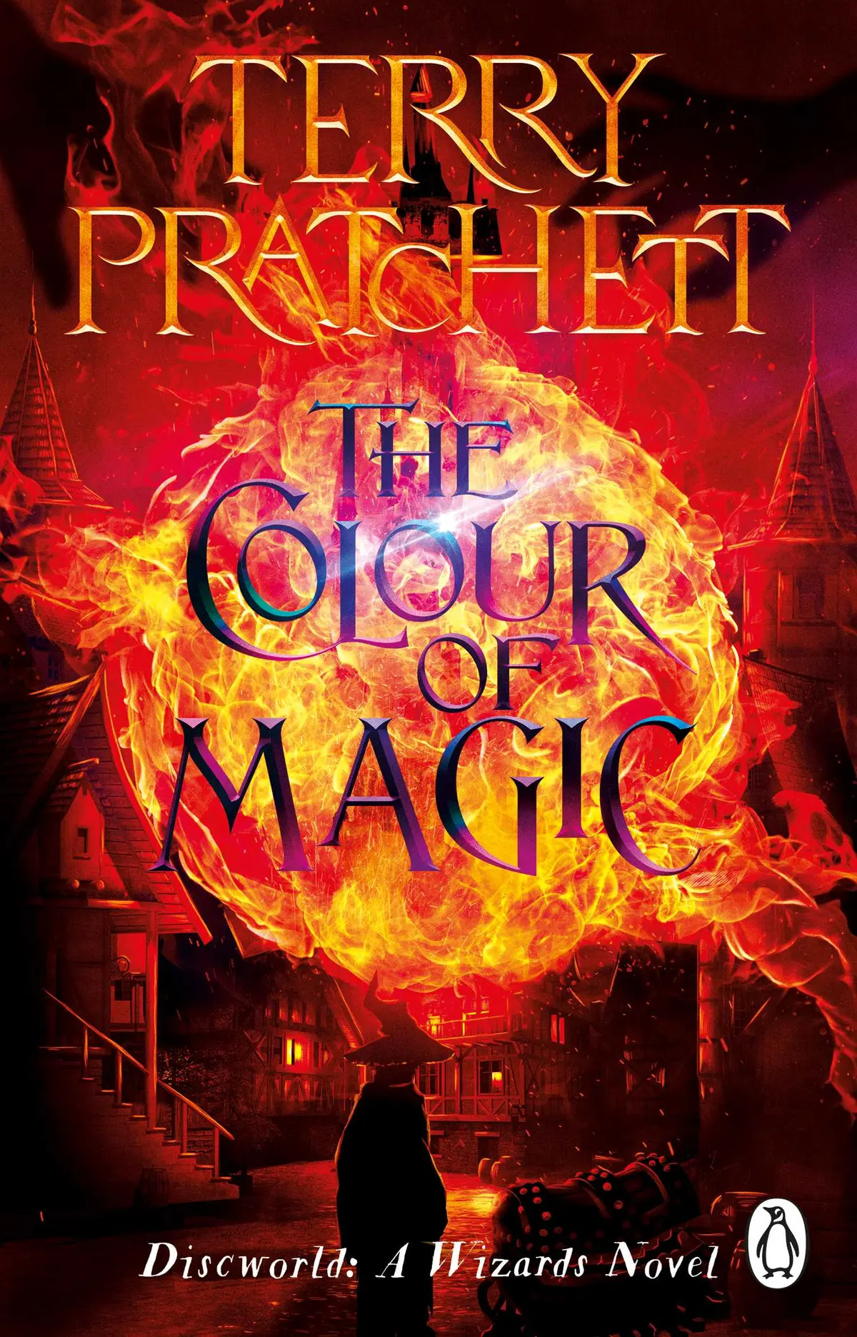 The cover of The Colour of Magic by Terry Pratchett