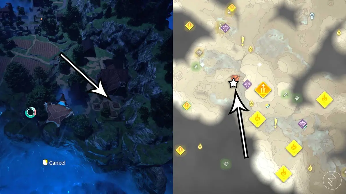 The best penny bun farming spot in Enshrouded.