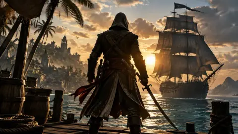В вырезанной сцене Assassin’s Creed Black Flag нашли связь серий