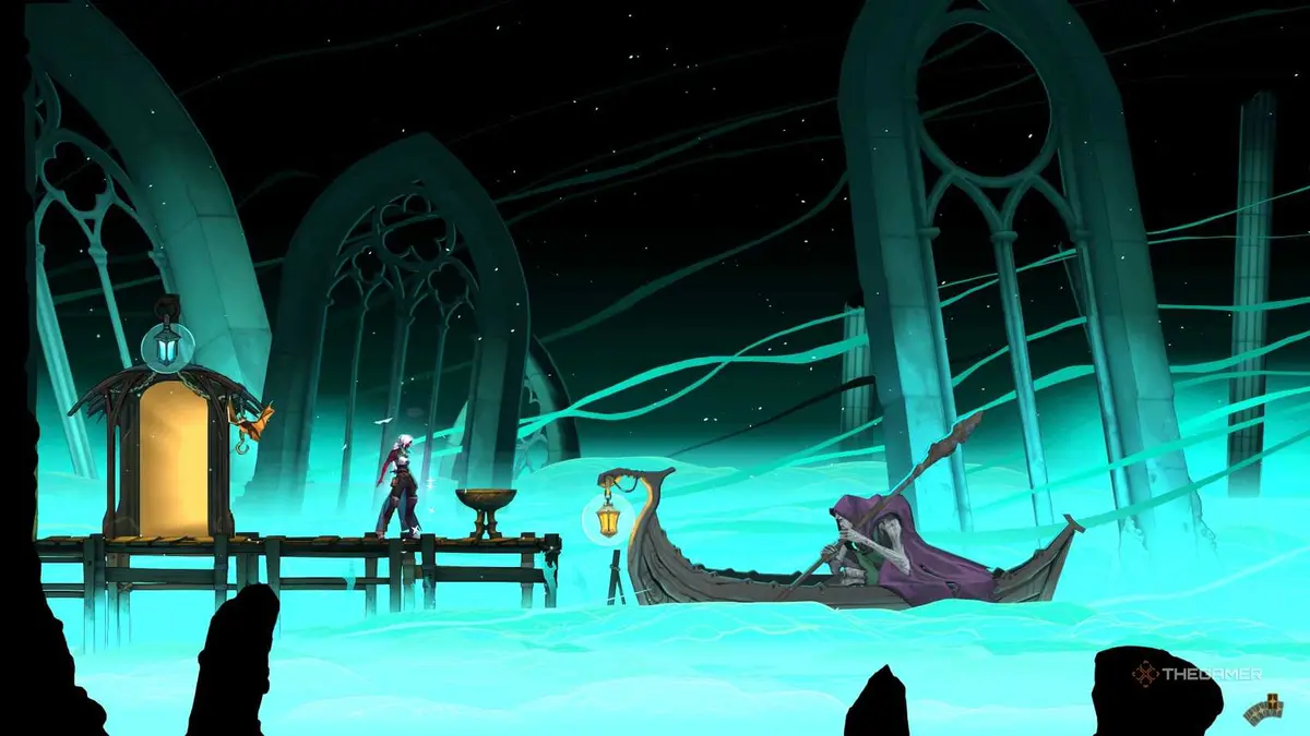 Rose with the Ferryman in Castlevania: Belmont's Curse.